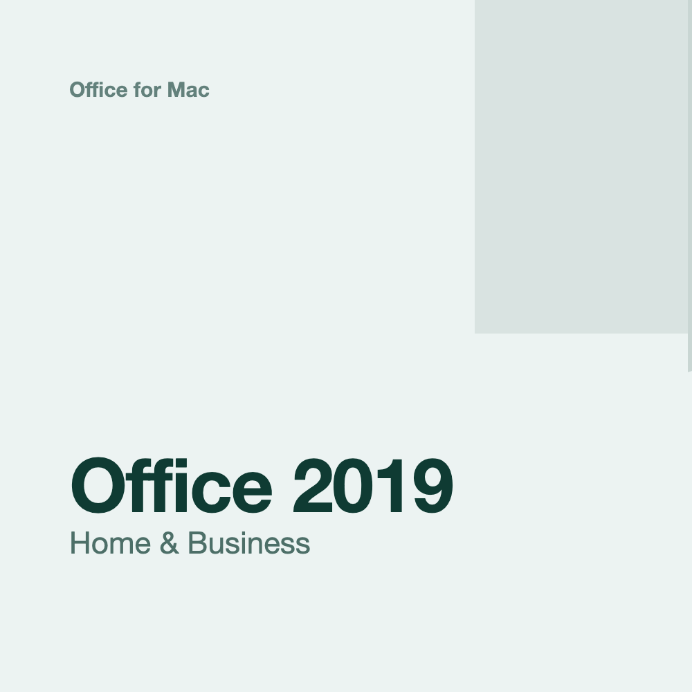 Office 2019 Home & Business Mac Retail – Clé d’activation officielle à vie