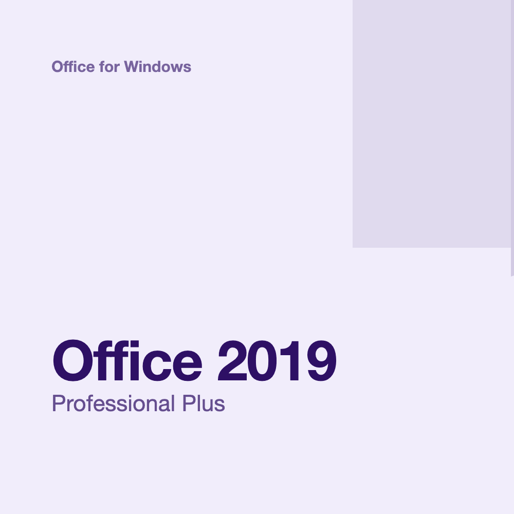 Office 2019 Pro Plus Retail – Clé d’activation officielle à vie