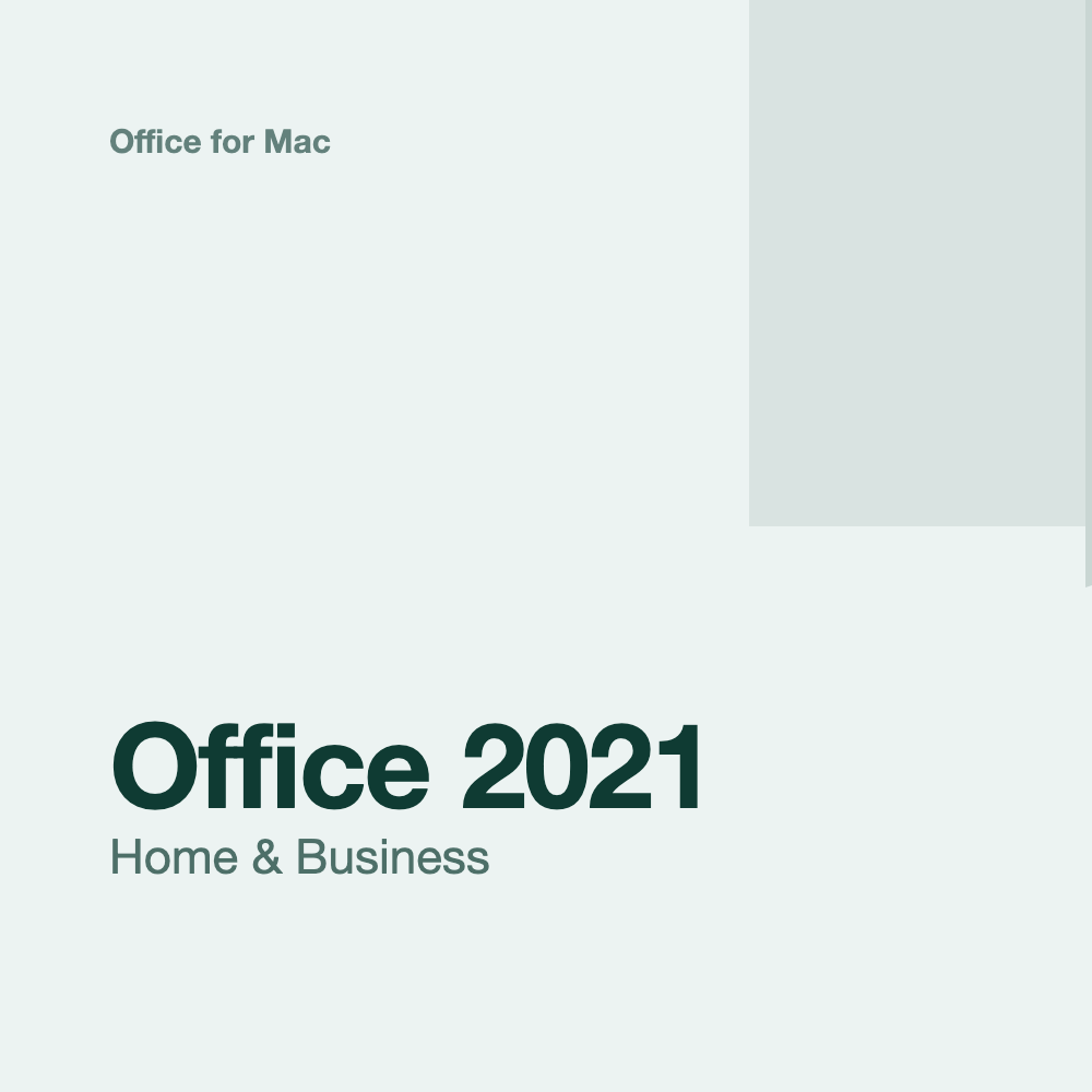 Office 2021 Home & Business Mac Retail – Clé d’activation officielle à vie
