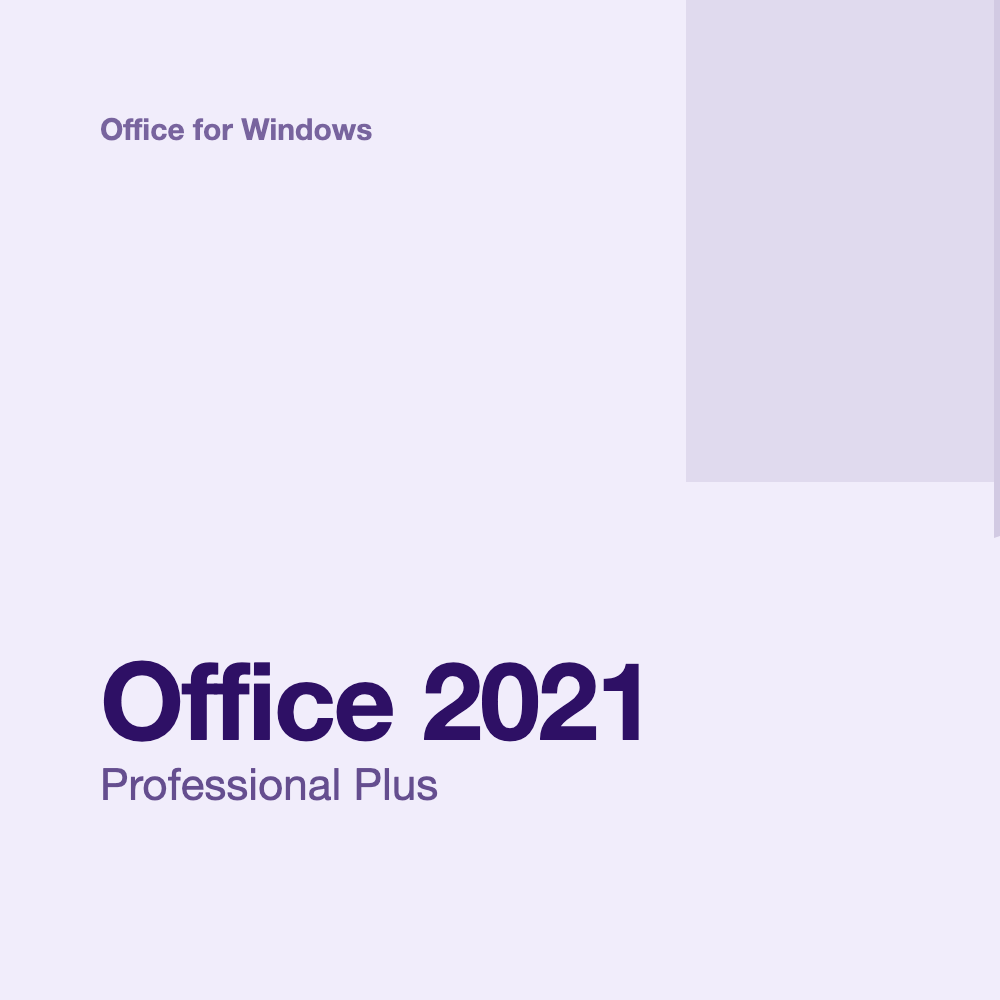 Office 2021 Pro Plus Retail – Clé d’activation officielle à vie