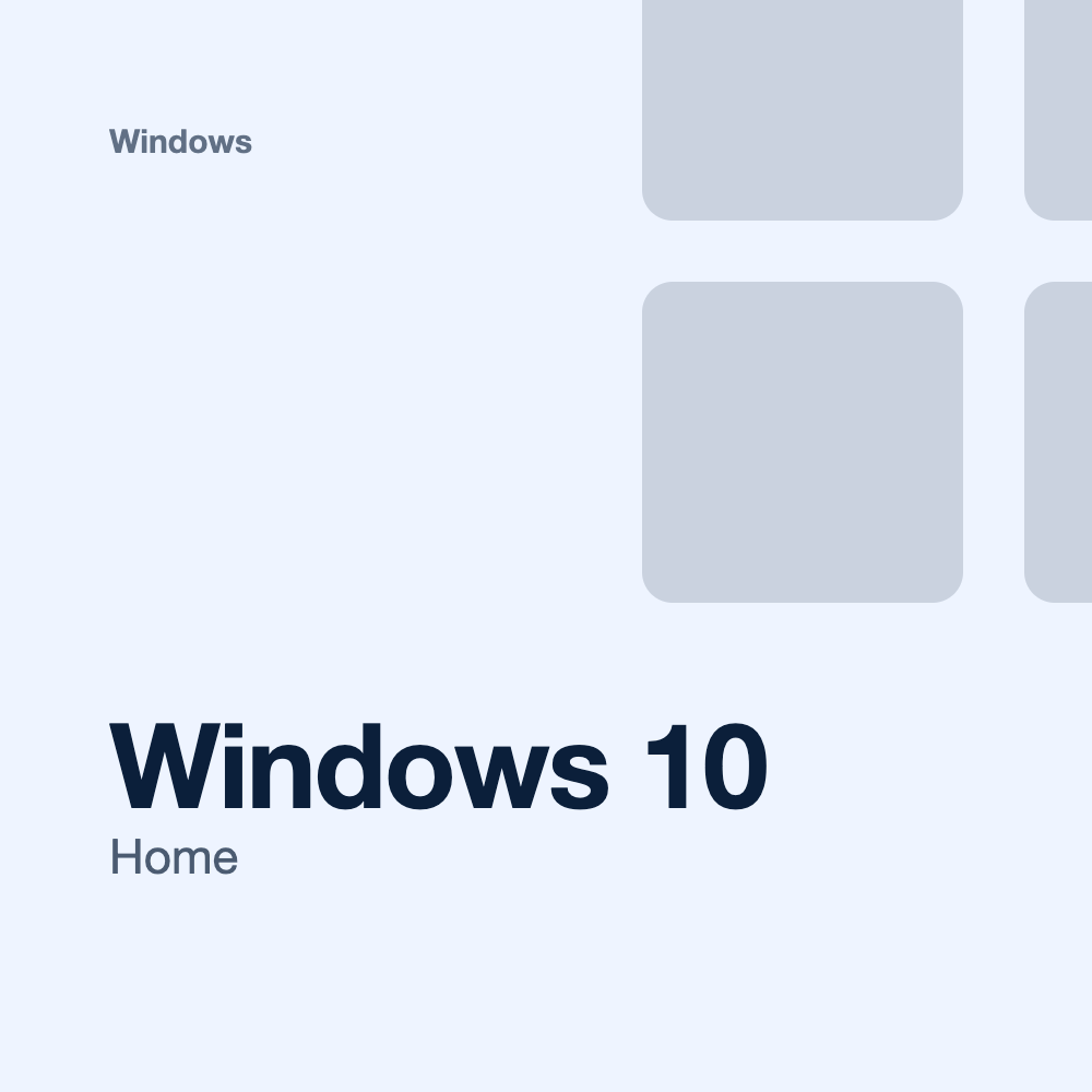 Clé Windows 10 Home – Licence Officielle & Permanente